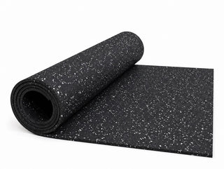 ProGear SBR Commercial Rubber Roll – Black / White Fleck (10m × 1m × 6mm)