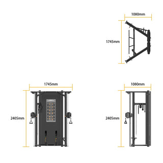 Dual Adjustable Pulley Pro